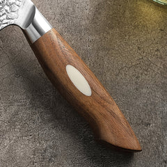 Black Wolf Series 6.9 Inch Damascus Steel Chopper Knife