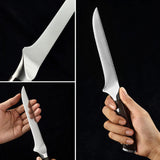 B13S 6 Inch Boning Knife, German 1.4116 Steel, Having Nature Ebony Wood Handle