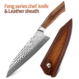 SRS13 8 Inch Chef Knife, Original Japan 49 Layers SRS13 Damascus Steel Having North America Desert Ironwood Handle