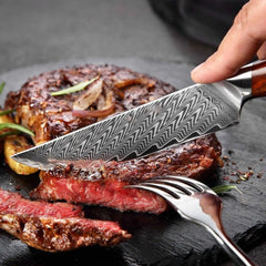 Blade Born series 5 Inch Damascus Steel Steak Knife