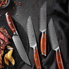 Blade Born series 5 Inch Damascus Steel Steak Knife