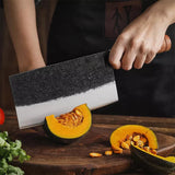 YMSL 7 Inch Cleaver Knife, 7Cr17MoV Having Padauk Wood Handle